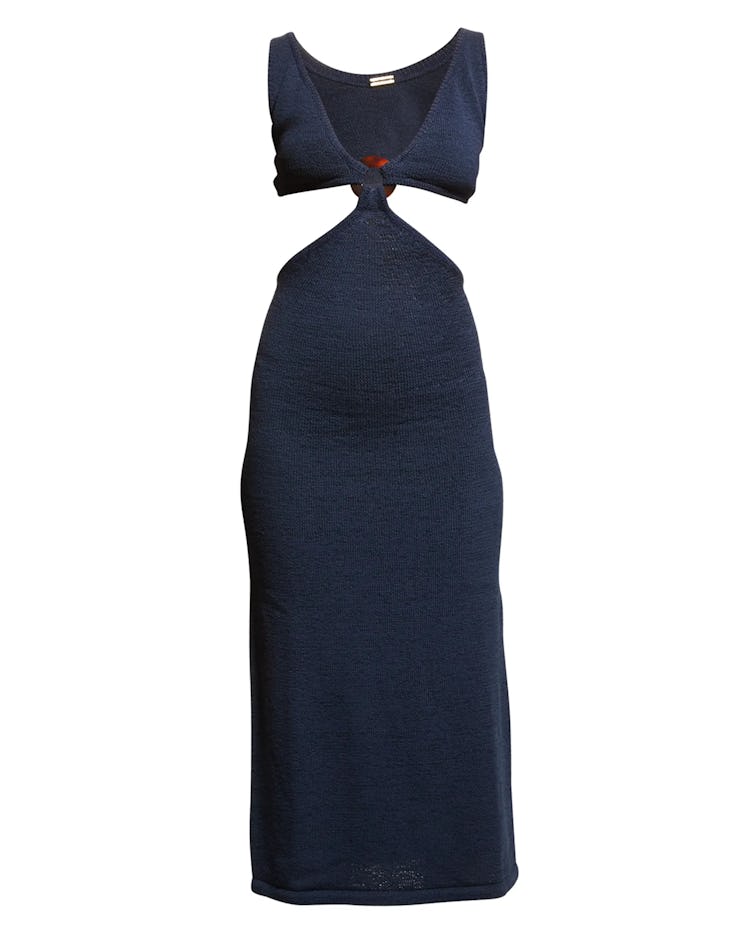 Non-Maternity Dress Brands Cult Gaia Bank Cutout-Waist Midi Dress