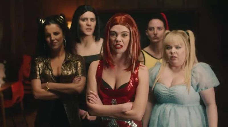 'Derry Girls' lead cast dressed as the Spice Girls