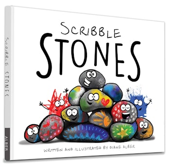 Scribble Stones by Diane Alber