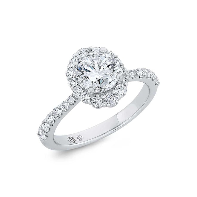 Bella Ponte Ikuma Canadian Diamond Engagement Ring In 14K White Gold