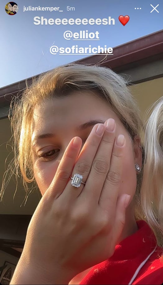 Sofia Richie and Elliot Grainge are engaged.
