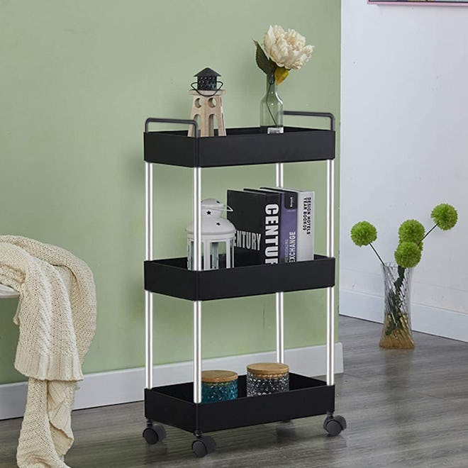 SOLEJAZZ Rolling Storage Cart,