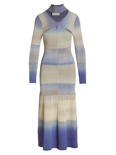 Non-Maternity Dress Brands Jonathan Simkhai Kazuki Striped Space Dye Dress