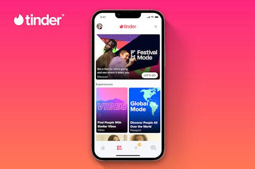 Tinder's festival mode