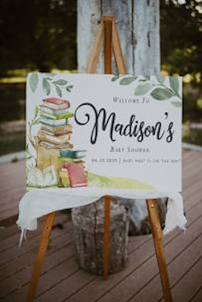 Storybook Baby Shower Welcome Sign