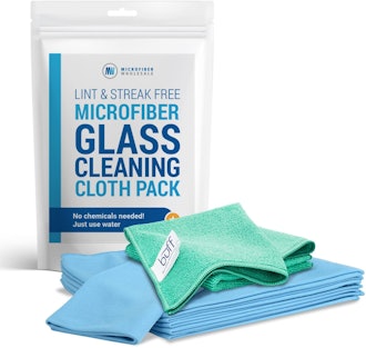 Microfiber Glass Cleaning Cloths (8-Pack)