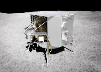 NASA is planning to test solar power on the Moon with Astrobiotic’s Peregrine lander, seen here in a...