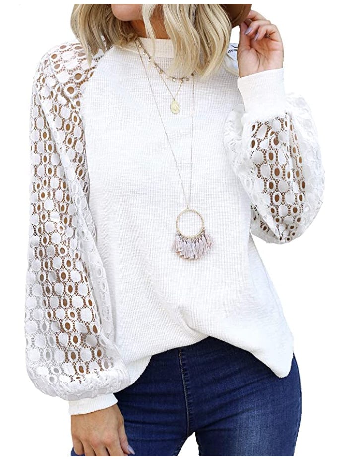 MIHOLL Casual Lace Blouse