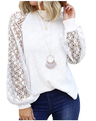 MIHOLL Casual Lace Blouse