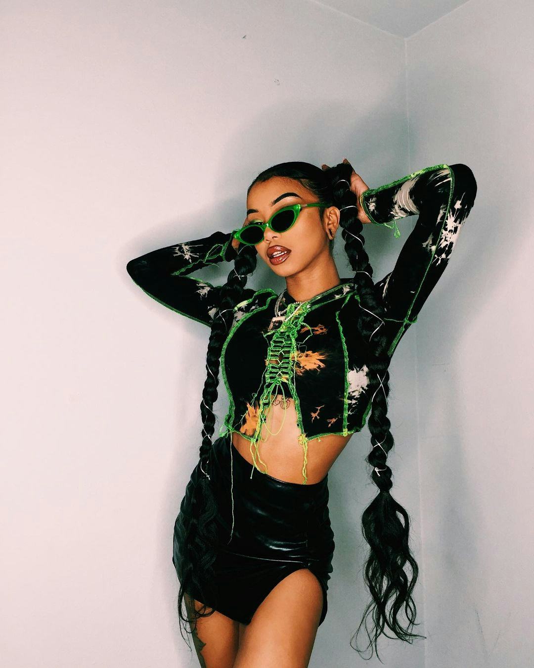 Go with statement braids for a very e-girl hair moment.