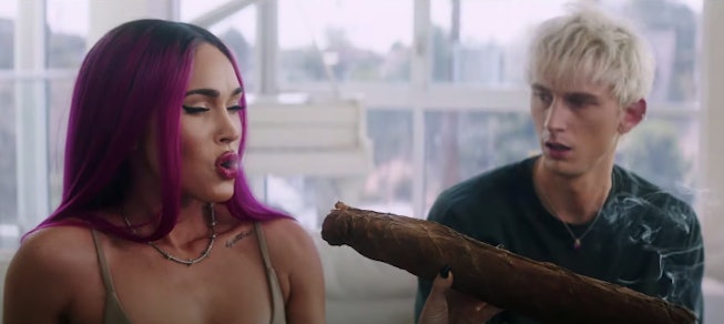 Megan Fox & MGK in the 'Good Mourning' trailer