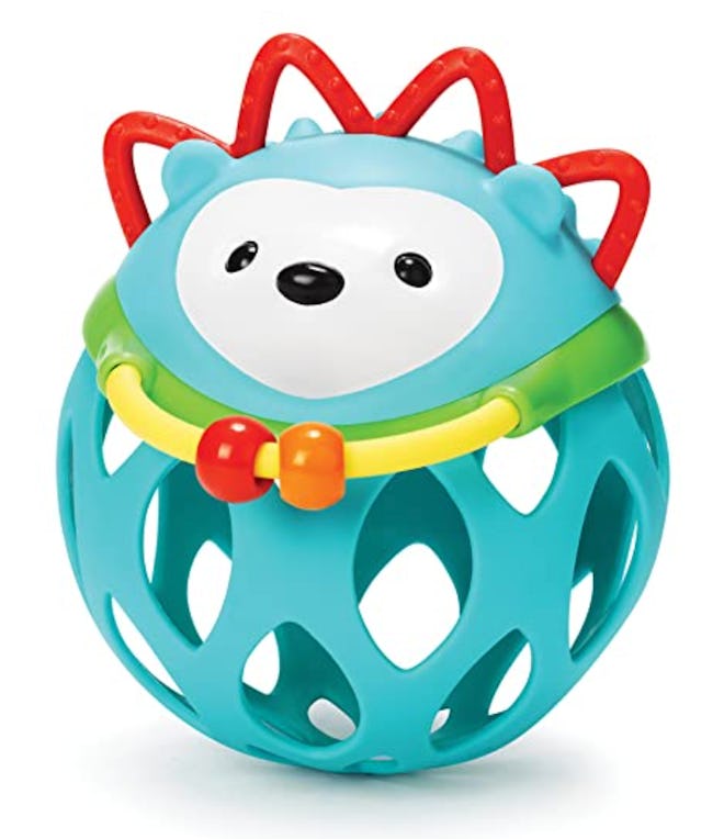 This Skip Hop Hedgehog rattle is one of the best toys for 6-month-olds.