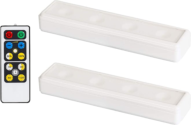 Brilliant Evolution Wireless LED Under Cabinet Lights with Remote (2-Pack)