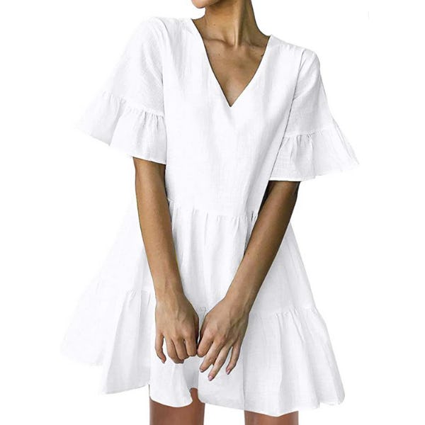 FANCYINN Ruffle Shift Dress