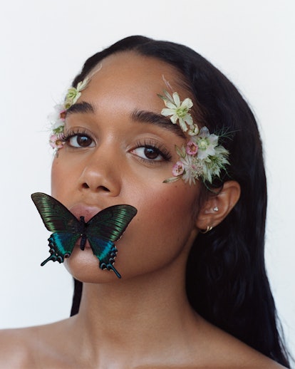 Laura Harrier photographed by Angelo Pennetta for W Magazine