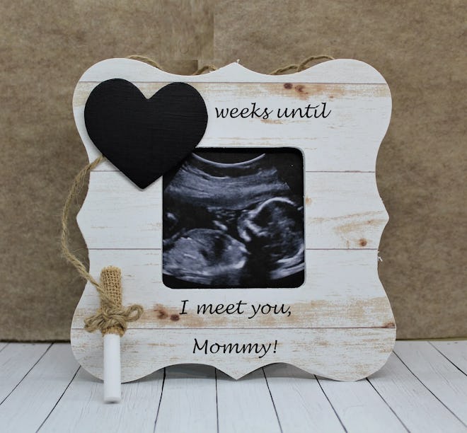 Mother's Day Baby Shower invitation frame for ultrasound picture