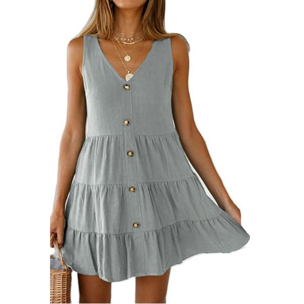 Halife Button Front Dress