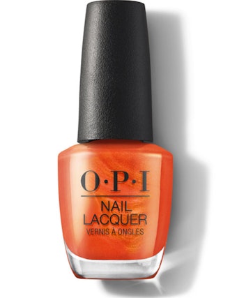 OPI orange nail polish