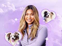 Chloe Kim's dog Reese is a sweet mental health supporter.