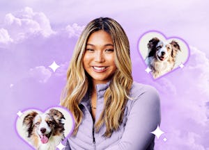 Chloe Kim's dog Reese is a sweet mental health supporter.