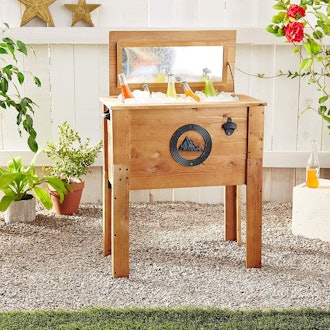 Backyard Expressions Rustic Outdoor Cooler For Patio