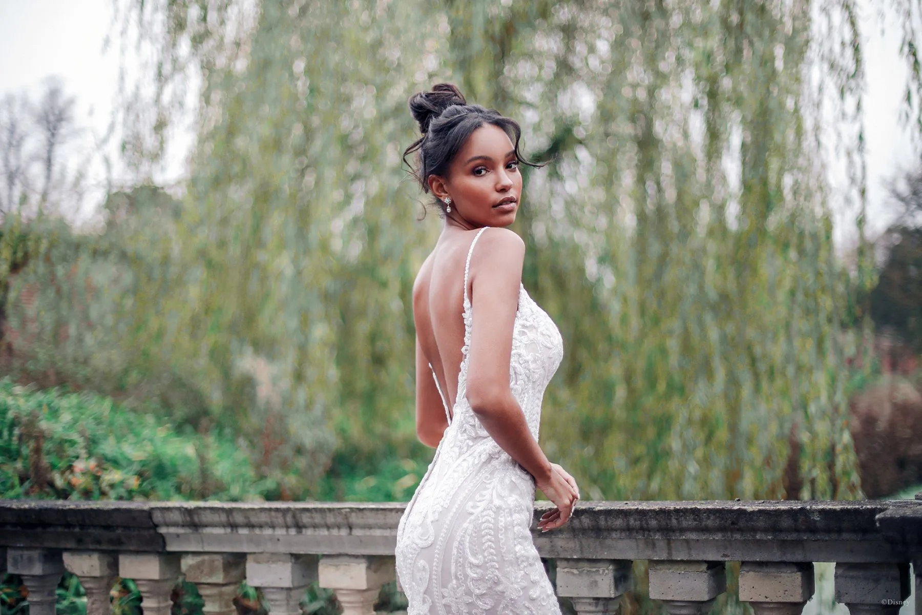 tiana wedding dress green Never Worn Disney By Allure DP358 main image 0