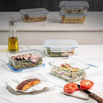 FineDine Glass Meal-Prep Containers (3-Pack)