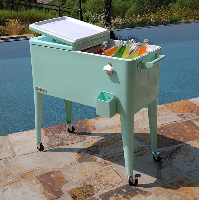 Permasteel Portable Rolling Patio Cooler