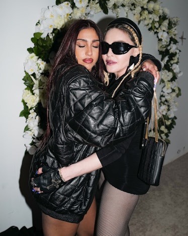Lourdes Leon hugging Madonna