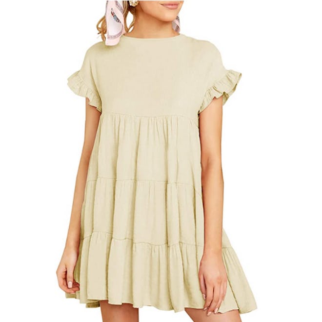 Chuanqi Ruffle Mini Dress