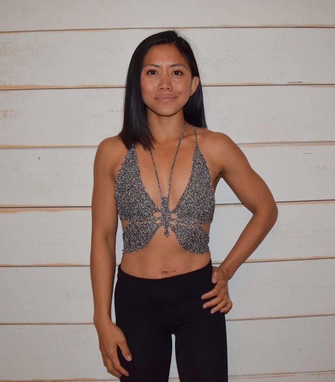 WoolyLynx Crochet Sparkly Butterfly Top