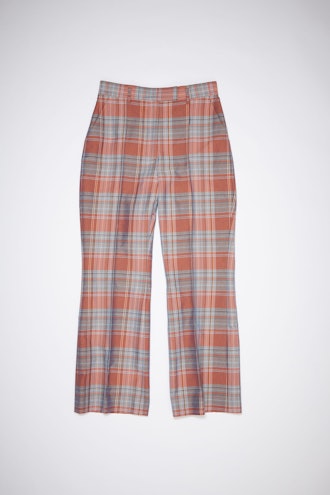 For a celebrity-approved spring outfit, try these plaid workwear co-ords from Acne Studios.