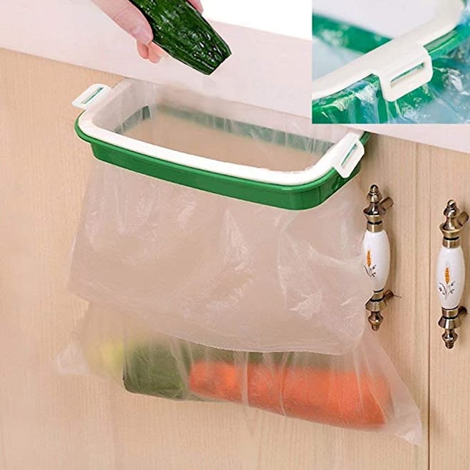 OYSIR Trash Bag Holder for Kitchen Cabinets Doors (2-Piece)