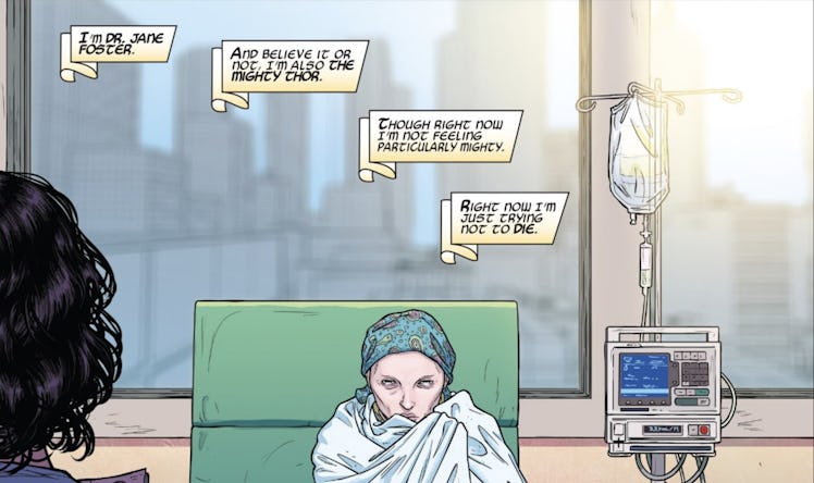 Jane Foster Mighty Thor Love and Thunder cancer confirmed