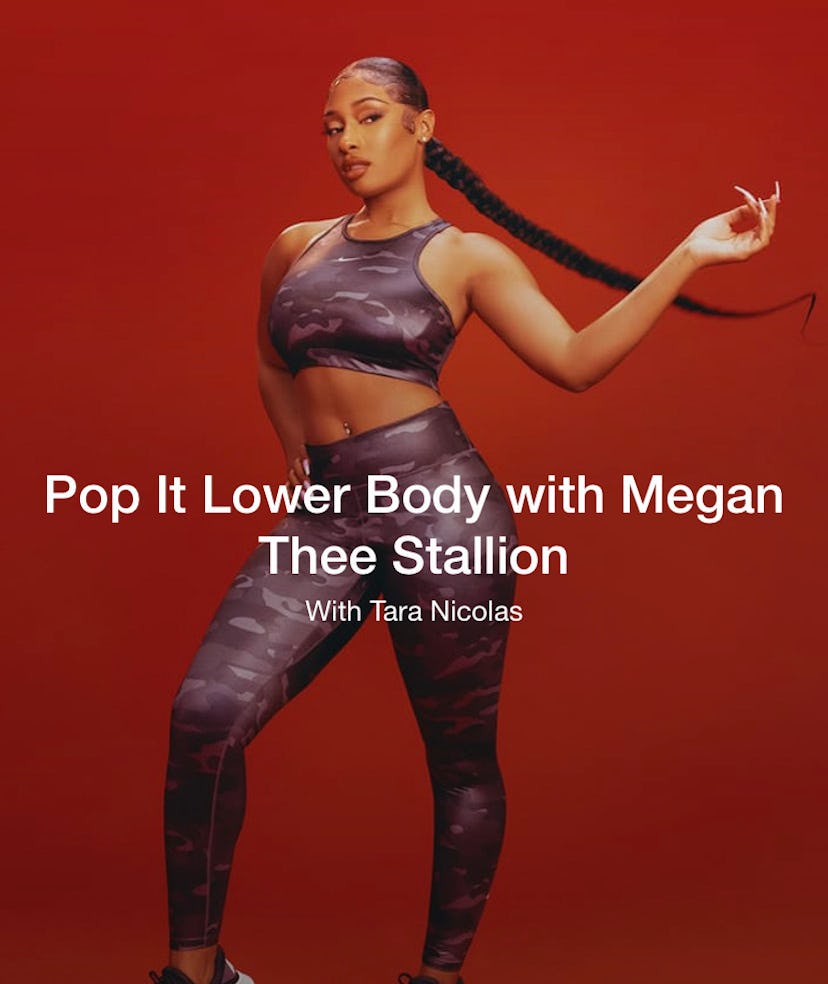 Megan Thee Stallion for the Nike Training App 