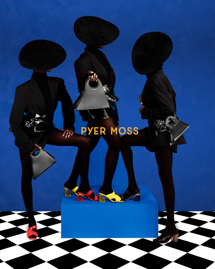 Pyer Moss's bags and shoes collection