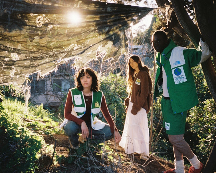 The North Face x Online Ceramics '70s camping Earth Day apparel collection