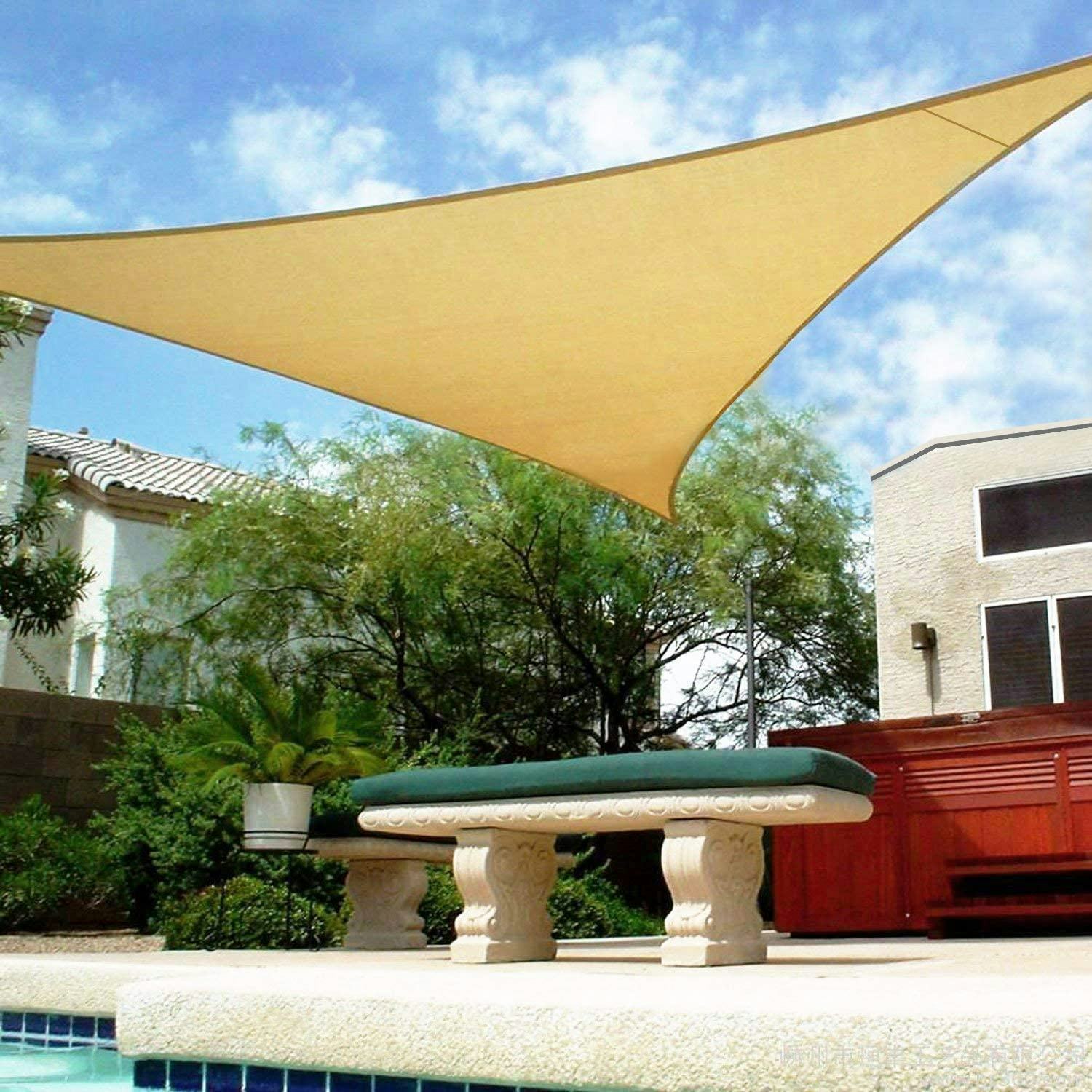 Shade &amp; Beyond Triangle Sun Shade Sail