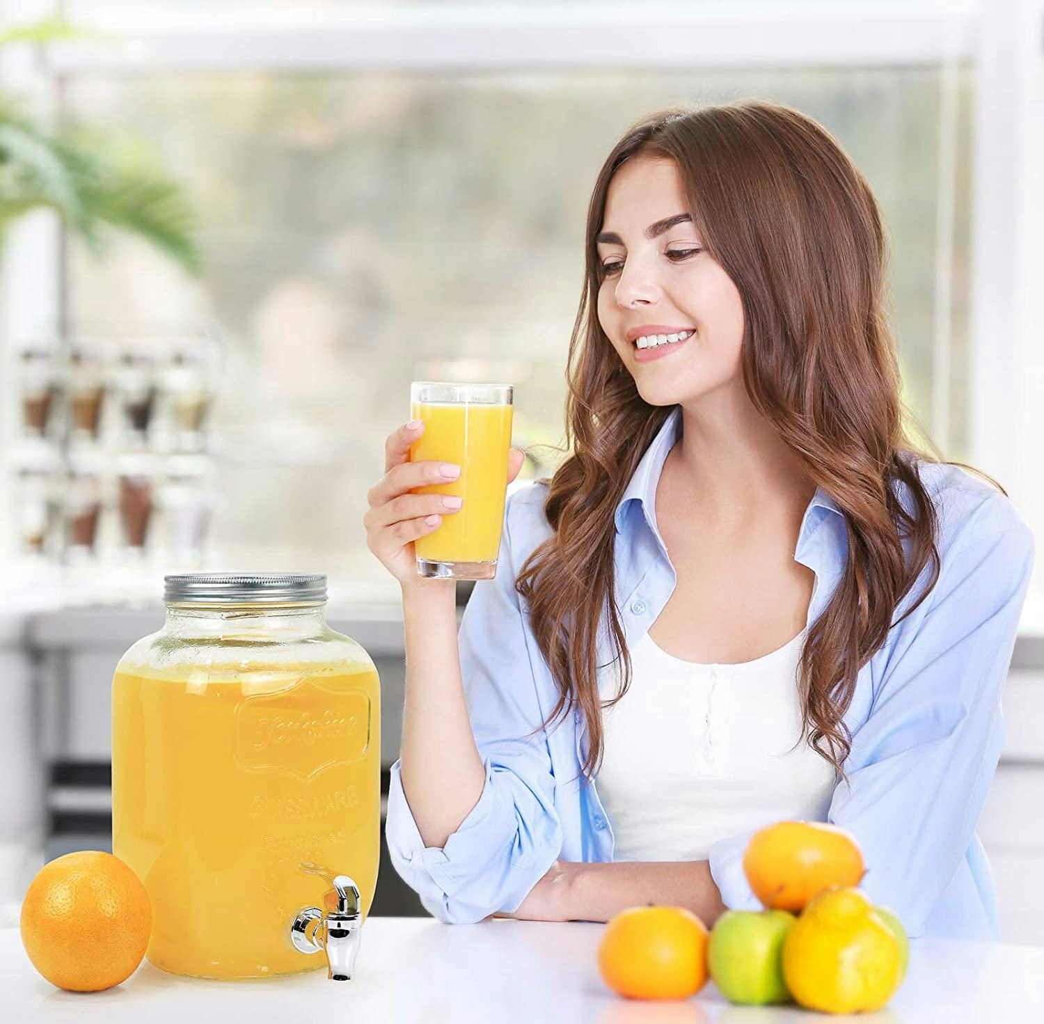 Estilo Mason Jar Drink Dispenser