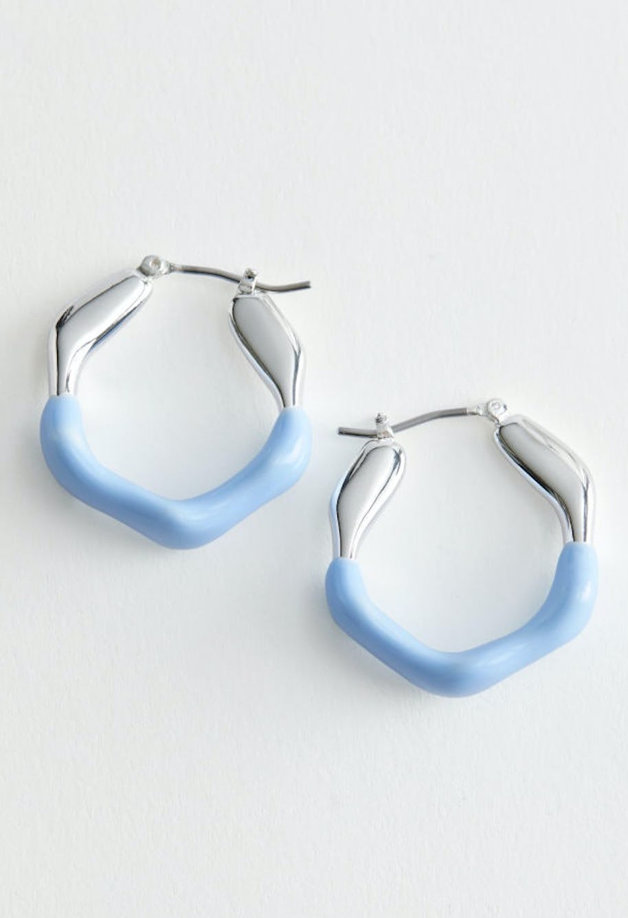 Wavy Hoop Earrings
