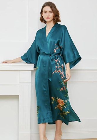 best luxury loungewear silk robe