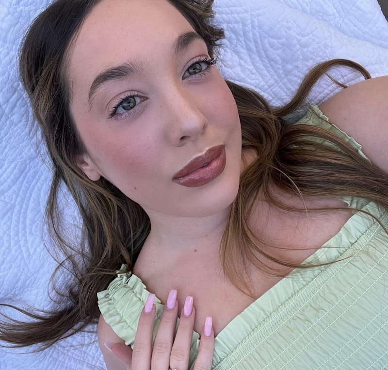 Liquid blush mixed with concealer makes the perfect under eye brightener, according to TikTok.