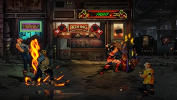 An action-fueled evening in Streets of Rage 4.