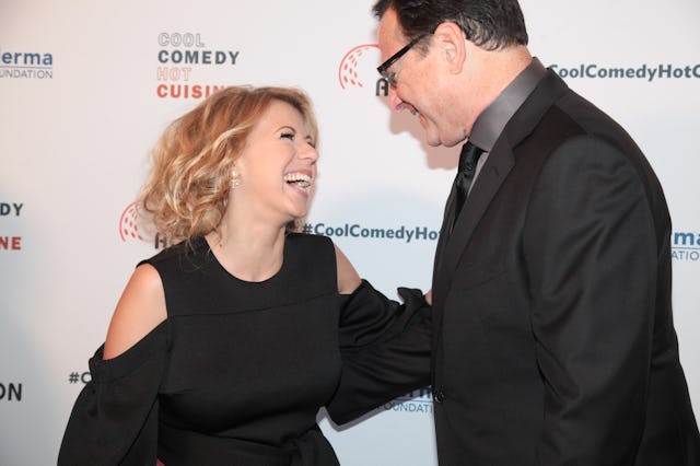 Bob Saget and Jodie Sweetin at the Scleroderma Benefit in 2017 -- Sweetin says that Saget will live ...