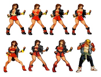Character models for Streets of Rage 4.