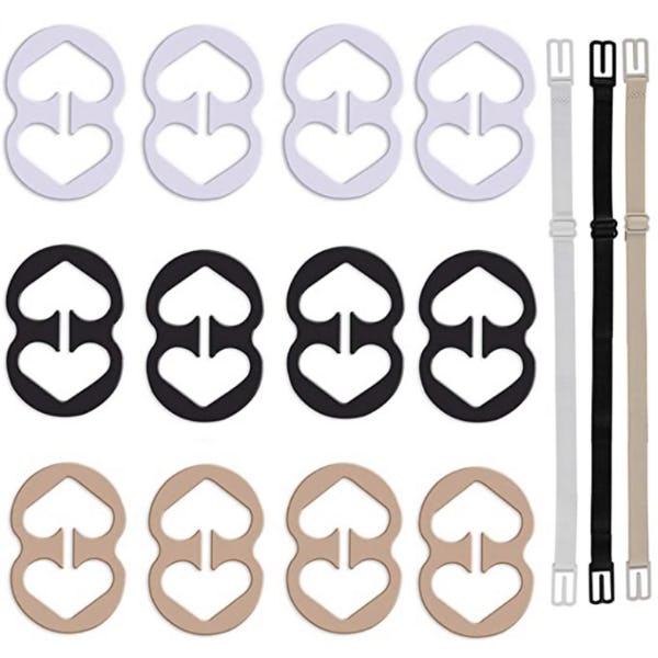 W-Plus Bra Strap Clips (15 Pieces)