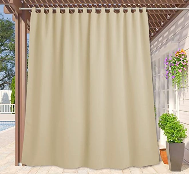 RYB HOME Wide Outdoor Curtains