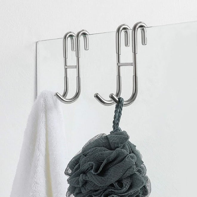 Simtive Shower Door Hooks (2-Pack)
