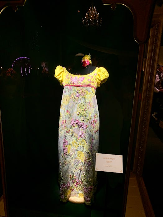 This Penelope dress at the Modiste was at the Bridgerton ball experience.