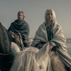 Alexander Skarsgard and Anya Taylor-Joy in 'The Northman.'